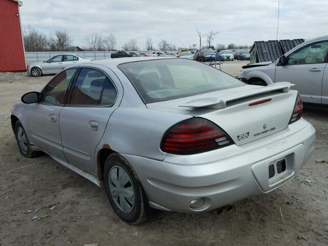 1G2NF52E94C172689 - 2004 PONTIAC GRAND AM S Gümüş foto 3