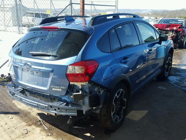 JF2GPADC6GH336396 - 2016 SUBARU CROSSTREK BLUE photo 4