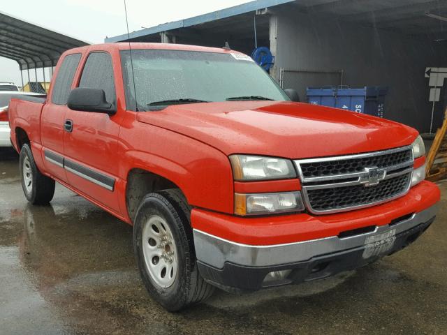 1GCEC19T46Z150360 - 2006 CHEVROLET SILVERADO RED photo 1