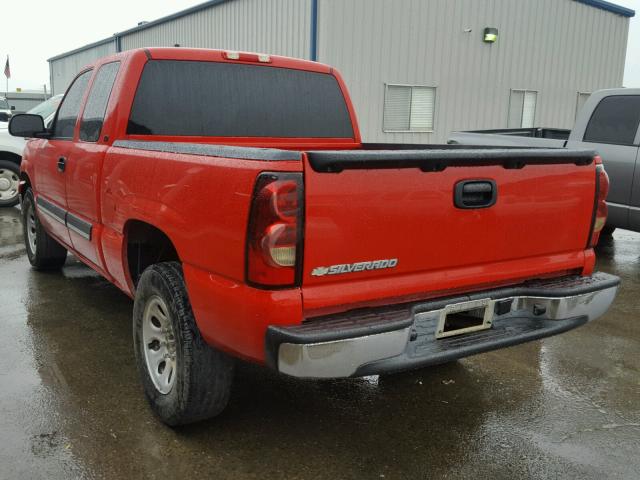 1GCEC19T46Z150360 - 2006 CHEVROLET SILVERADO RED photo 3