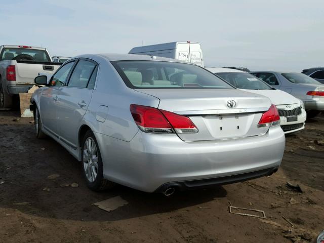 4T1BK3DB4CU441848 - 2012 TOYOTA AVALON BAS SILVER photo 3