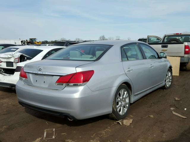 4T1BK3DB4CU441848 - 2012 TOYOTA AVALON BAS SILVER photo 4