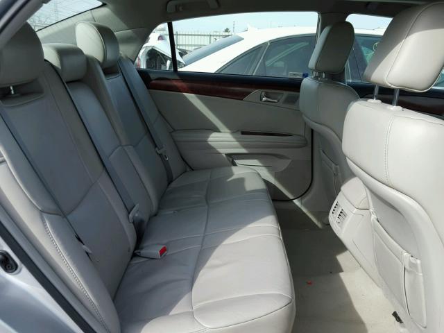 4T1BK3DB4CU441848 - 2012 TOYOTA AVALON BAS SILVER photo 6