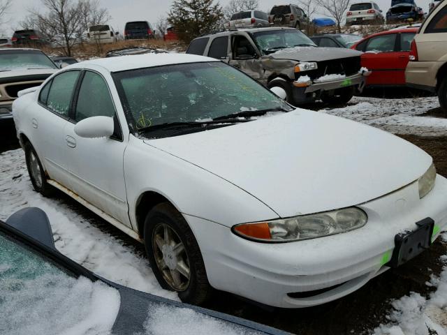 1G3NL52F52C124939 - 2002 OLDSMOBILE ALERO GL WHITE photo 1