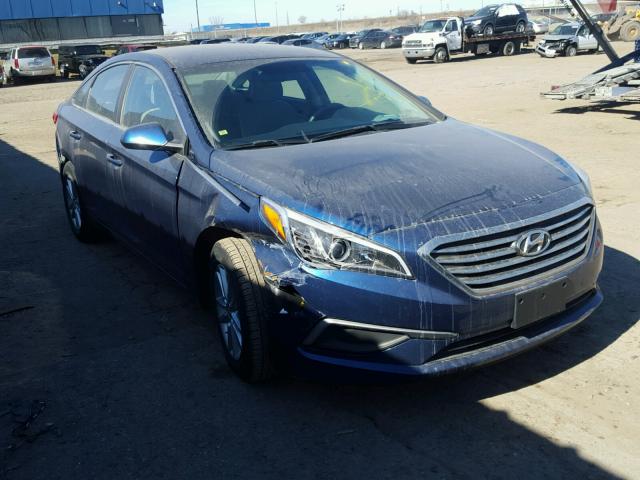 5NPE24AF0HH560433 - 2017 HYUNDAI SONATA SE BLUE photo 1