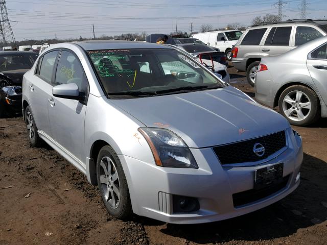 3N1AB6AP7CL677229 - 2012 NISSAN SENTRA 2.0 SILVER photo 1