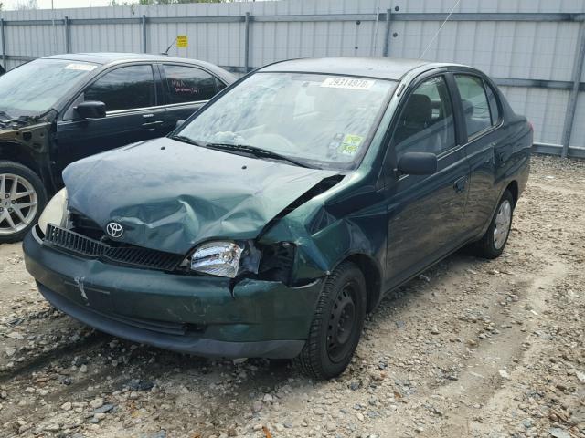 JTDBT123010126213 - 2001 TOYOTA ECHO GREEN photo 2