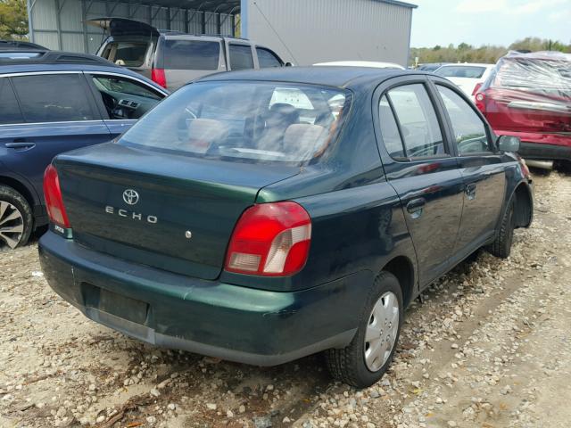 JTDBT123010126213 - 2001 TOYOTA ECHO GREEN photo 4