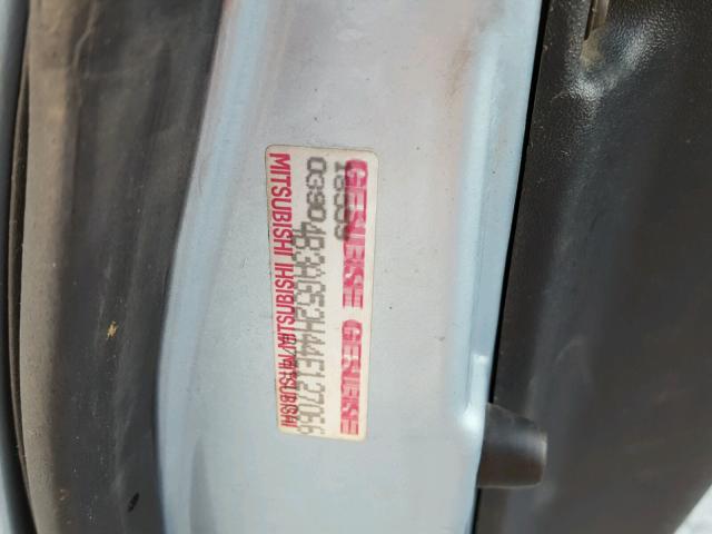 4B3AG52H44E127066 - 2004 DODGE STRATUS R/ SILVER photo 10