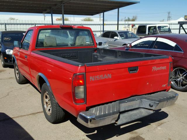 1N6DD21S6YC424517 - 2000 NISSAN FRONTIER X RED photo 3