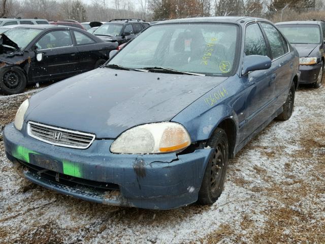 2HGEJ8640WH526484 - 1998 HONDA CIVIC EX BLUE photo 2