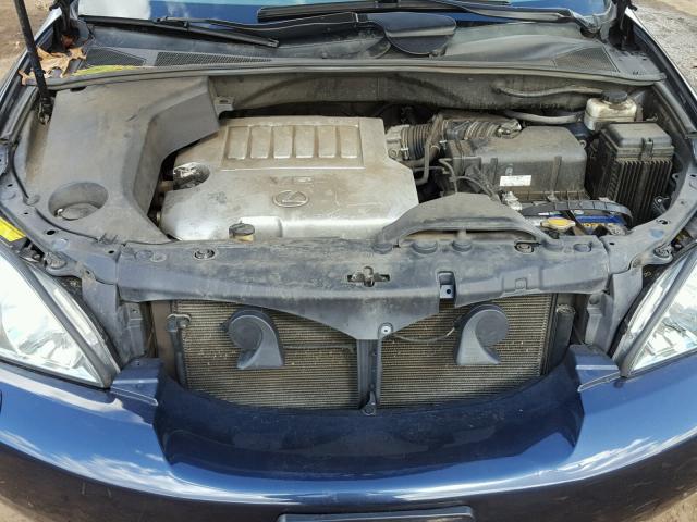 2T2HK31U67C031295 - 2007 LEXUS RX 350 BLUE photo 7