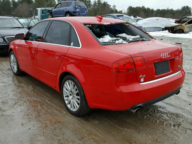 WAUDF78E36A269098 - 2006 AUDI A4 2.0T QU RED photo 3