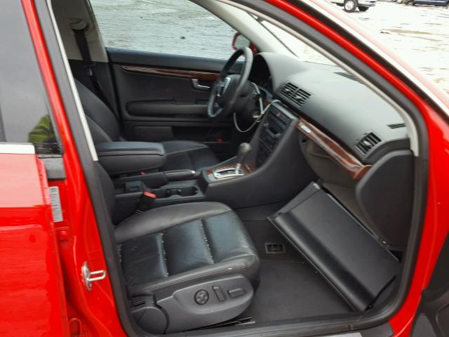 WAUDF78E36A269098 - 2006 AUDI A4 2.0T QU RED photo 5