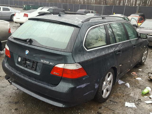 WBAPT73538CX00978 - 2008 BMW 535 XI GREEN photo 4