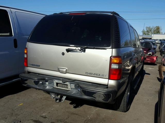 1GNEC13T81R204378 - 2001 CHEVROLET TAHOE C150 BROWN photo 4