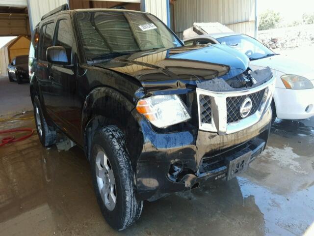 5N1AR18B18C635725 - 2008 NISSAN PATHFINDER BLACK photo 1