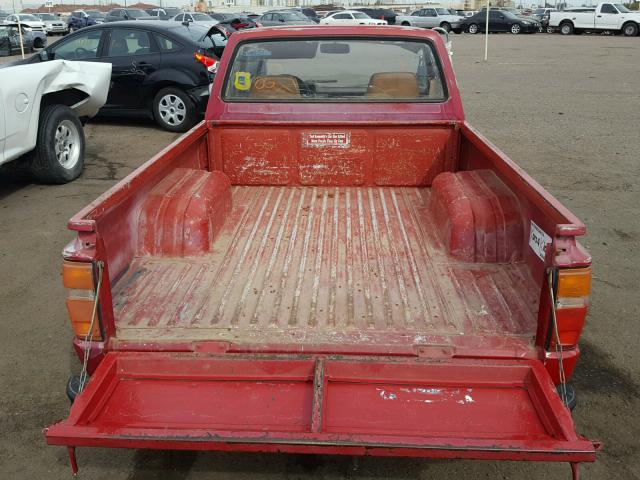 JT4RN50R1E0029163 - 1984 TOYOTA PICKUP 1/2 RED photo 6