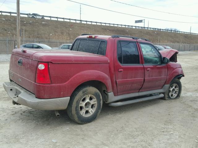 1FMZU77E43UB57657 - 2003 FORD EXPLORER S RED photo 4