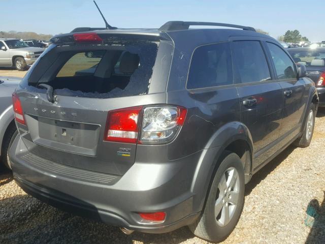 3C4PDCBG6CT308828 - 2012 DODGE JOURNEY SX GRAY photo 4