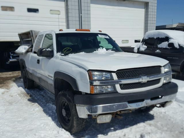 1GCHK29U63E155058 - 2003 CHEVROLET SILVERADO WHITE photo 1