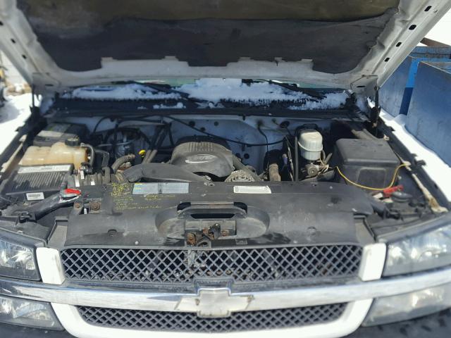 1GCHK29U63E155058 - 2003 CHEVROLET SILVERADO WHITE photo 7