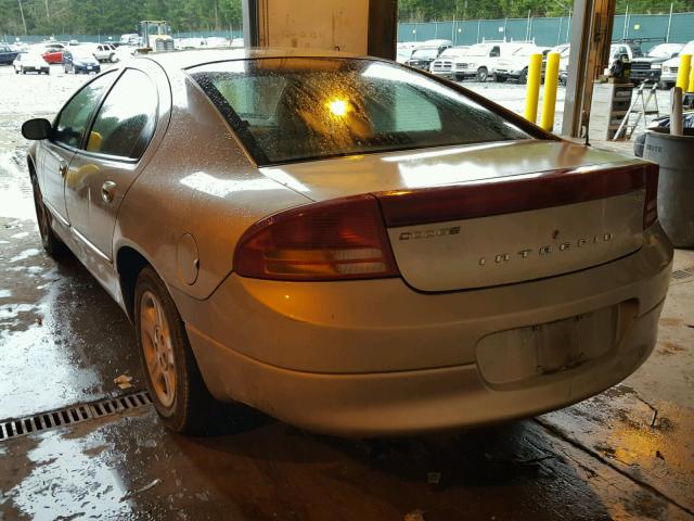 2B3HD46RX3H504299 - 2003 DODGE INTREPID S Qızıl foto 3