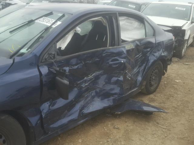 3VW1K7AJ5DM258366 - 2013 VOLKSWAGEN JETTA BASE 蓝色 照片 9