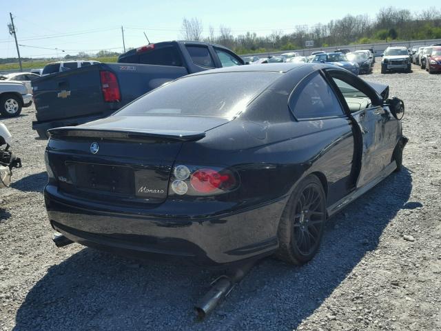 6G2VX12U76L561592 - 2006 PONTIAC GTO BLACK photo 4