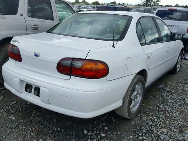 1G1ND52J13M567661 - 2003 CHEVROLET MALIBU WHITE photo 4