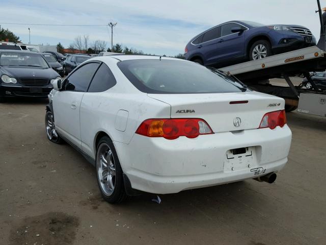 JH4DC53882C028958 - 2002 ACURA RSX WHITE photo 3