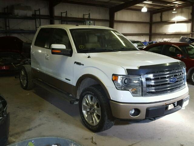 1FTFW1ET4DKE61116 - 2013 FORD F150 SUPER WHITE photo 1