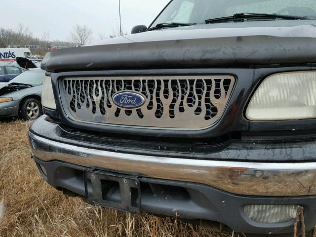 2FTRX08L9YCA73583 - 2000 FORD F150 Черный фото 9
