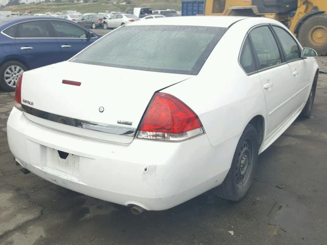 2G1WD5EMXA1264820 - 2010 CHEVROLET IMPALA POL WHITE photo 4