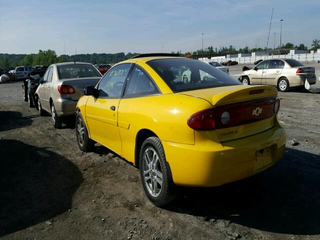 1G1JF12F147127503 - 2004 CHEVROLET CAVALIER L YELLOW photo 3