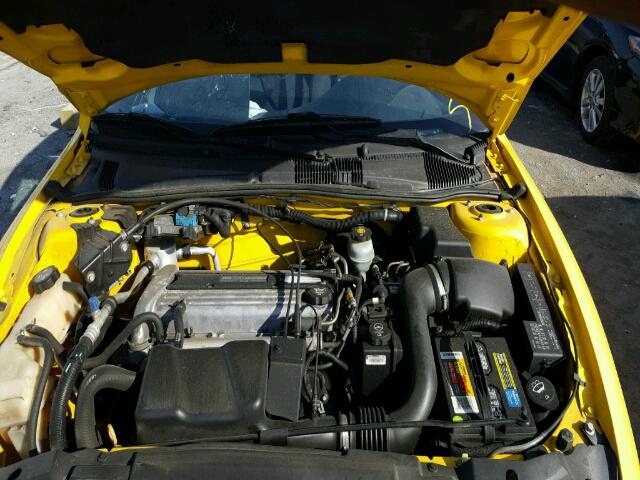 1G1JF12F147127503 - 2004 CHEVROLET CAVALIER L YELLOW photo 7