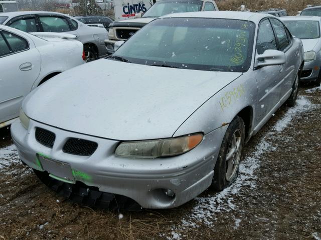 1G2WP52K61F211059 - 2001 PONTIAC GRAND PRIX SILVER photo 2