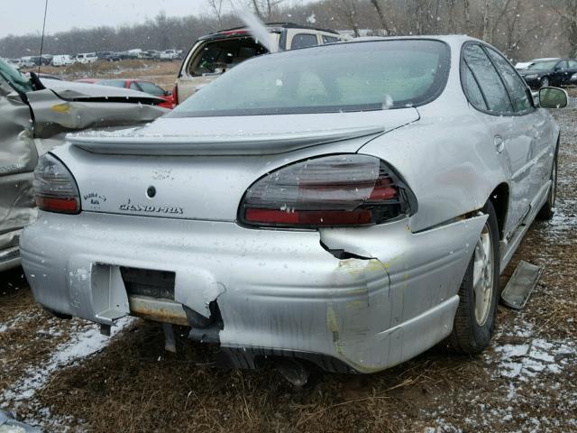 1G2WP52K61F211059 - 2001 PONTIAC GRAND PRIX SILVER photo 4