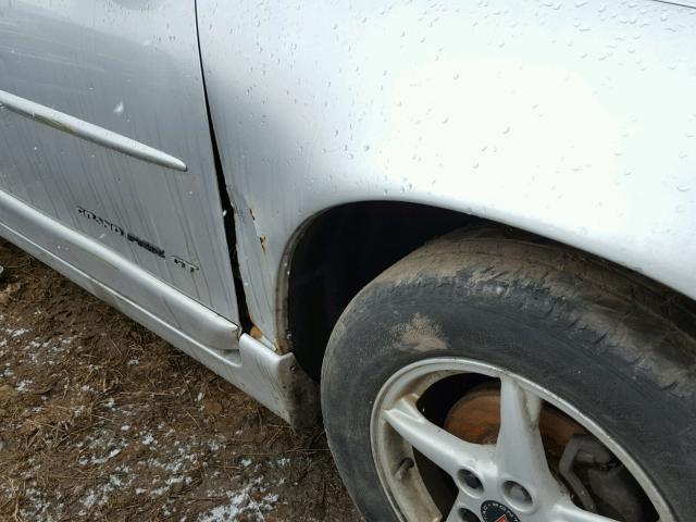 1G2WP52K61F211059 - 2001 PONTIAC GRAND PRIX SILVER photo 9