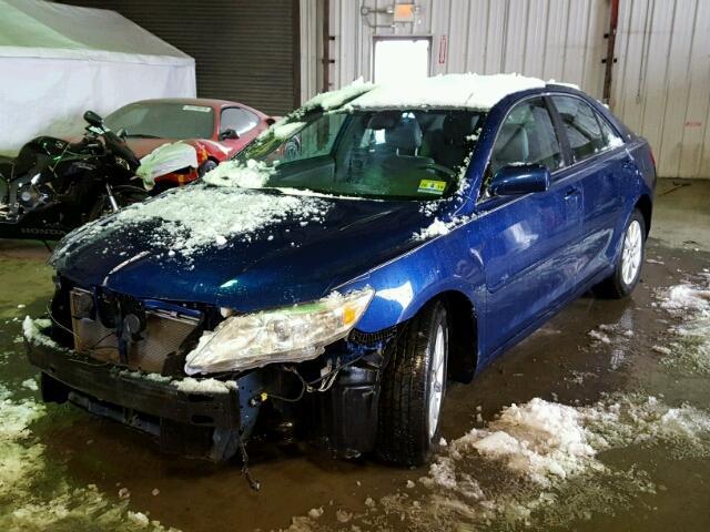 4T4BF3EK3BR157389 - 2011 TOYOTA CAMRY BASE BLUE photo 2