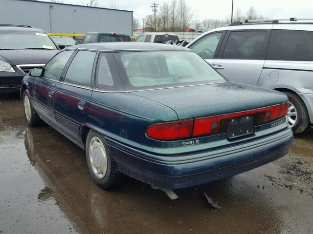 1MELM50U5SA637995 - 1995 MERCURY SABLE GS GREEN photo 3