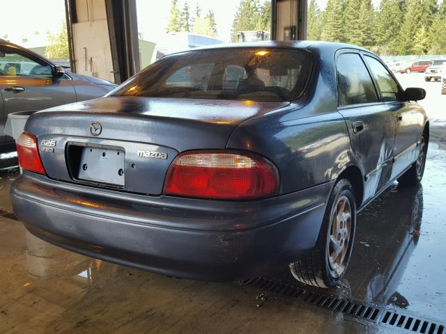 1YVGF22D315217033 - 2001 MAZDA 626 ES BLUE photo 4