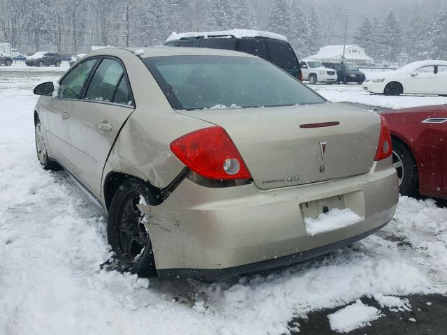 1G2ZG57B894190700 - 2009 PONTIAC G6 TAN photo 3