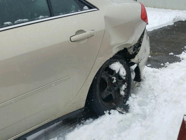 1G2ZG57B894190700 - 2009 PONTIAC G6 TAN photo 9