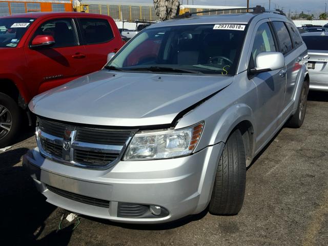 3D4GG67V39T170726 - 2009 DODGE JOURNEY R/ SILVER photo 2