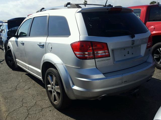 3D4GG67V39T170726 - 2009 DODGE JOURNEY R/ SILVER photo 3