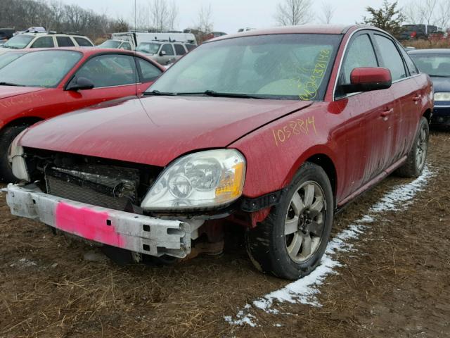 1FAHP24197G158857 - 2007 FORD FIVE HUNDR RED photo 2