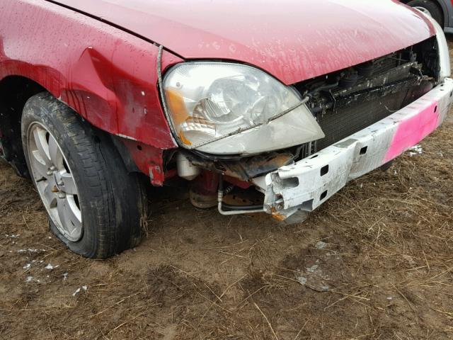 1FAHP24197G158857 - 2007 FORD FIVE HUNDR RED photo 9