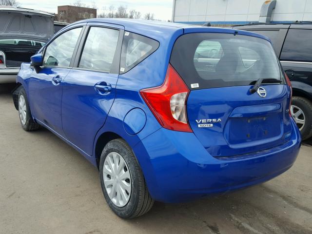 3N1CE2CP1FL352019 - 2015 NISSAN VERSA NOTE BLUE photo 3