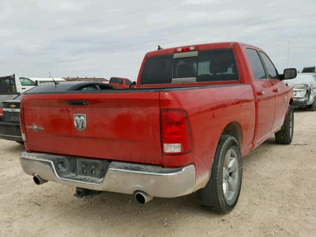 1C6RR6TT2GS155323 - 2016 RAM 1500 SLT RED photo 4